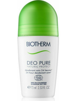Biotherm Pure Protect Φυσικό Αποσμητικό Roll On 24h Χωρίς Αλουμίνιο 75ml