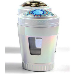 ΤΡΙΦΤΗΣ-GRINDER ΜΕΤΑΛΛΙΚΟΣ ΜΕ ΠΑΡΑΘΥΡΟ 46mm