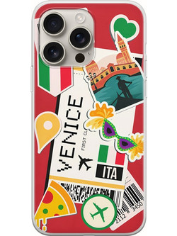 Θήκη Ticket To Venice iPhone 16 Pro Flexible TPU (Διάφανη Σιλικόνη)