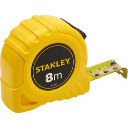 STANLEY ΜΕΤΡΟ ΠΛΑΣΤΙΚΟ ΚΙΤΡΙΝΟ 8 m - 25 mm 0-30-457