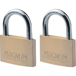 MASTER LOCK CAD40T - ΣΕΤ 2 ΛΟΥΚΕΤΟ ΜΠΡΟΥΤΖΙΝΟ 40 mm ΙΔΙΟ ΚΛΕΙΔΙ MAG