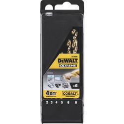 DEWALT DT4956 ΣΕΤ ΤΡΥΠΑΝΙΑ ΣΙΔΗΡΟΥ ΚΟΒΑΛΤΙΟΥ HSS 6 2 - 8mm