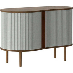 Μπουφές Audacious Horizons S 5800C706-03 100x50x67cm Dark Oak-Light Grey Umage Polyester,Ξύλο