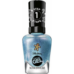 Sally Hansen Miracle Gel 910 Jack Frosted Glitter Βερνίκι Νυχιών Μακράς Διαρκείας 14.7ml