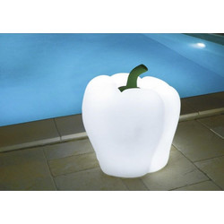 PEPERONE Modum O65x71cm Λευκό 0706-0203 Piper - φωτιστικό πολυαιθυλενίου φωτιζόμενο