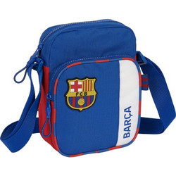 Τσάντα Ώμου F.C. Barcelona Μπλε Μπορντό 16 x 22 x 6 cm