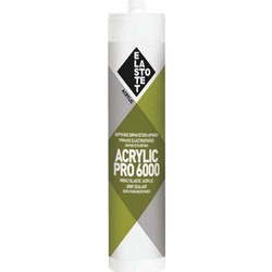 ELASTOTET PRO 6000 ACRYLIC ΣΤΟΚΟΣ ΛΕΥΚΟΣ 280ml