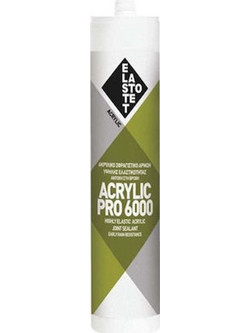 ELASTOTET PRO 6000 ACRYLIC ΣΤΟΚΟΣ ΛΕΥΚΟΣ 280ml