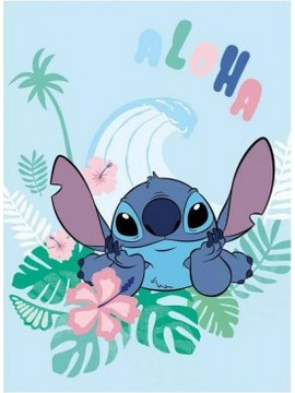 Παιδική Κουβέρτα Fleece Aymax Disney Lilo and Stitch Aloha 100x150εκ. (073959)