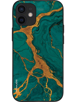 Sonique Marble Series Θήκη iPhone 12 mini Green