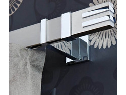 Σιδηρόδρομος Aslanis Home Linea Σατινέ Νίκελ Φ40mm - Μονό | 400 cm LINEA