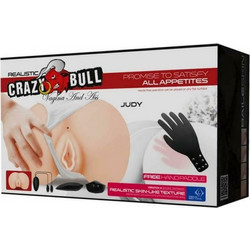 Crazy Bull Judy Κολπικό & Πρωκτικό Αυνανιστήρι με Δόνηση