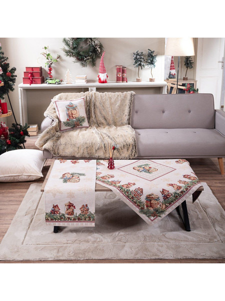Καρέ & Τραβέρσα (Σετ 2τμχ-100x100cm & 40x100cm) Teoran Home Leoben