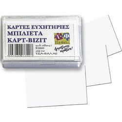Καρτβιζίτ πακ=100τεμ JustNote 3876