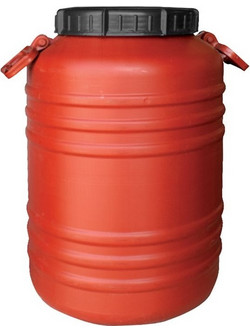 ΒΑΡΕΛΙ ΠΛΑΣΤΙΚΟ ΣΤΡΟΓΓΥΛΟ ΜΕ ΧΕΙΡΟΛΑΒΕΣ 60L ΒΙΟΚΩΝ