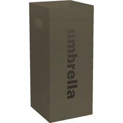 Ομπρελοθήκη Τετράγωνη Pam 24-913 Matt Light Bronze 22x22x50cm