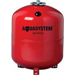 Aquasystem VRV 35 Κόκκινο Δοχείο Διαστολής με Βάση 35lt