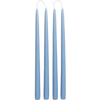 Κερί Smooth Taper Burn Set 4 τμχ Time 10.5 h Γαλάζιο O2,2 x H38 cm S/4 Broste Copenhagen