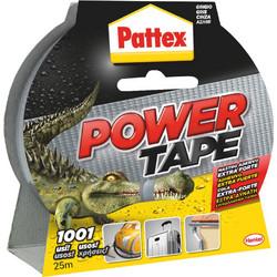 PATTEX POWER TAPE ΤΑΙΝΙΑ ΥΦΑΣΜΑΤΙΝΗ ΑΣΗΜΙ 25M