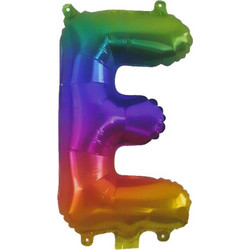 Μπαλόνι Γράμμα Rainbow 86cm - E - / Foil Balloon Letter E