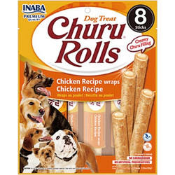 Inaba Churu Dog Rolls Chicken Recipe Wraps 96gr