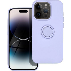 Forcell Silicone Ring Back Cover Violet (iPhone 13)