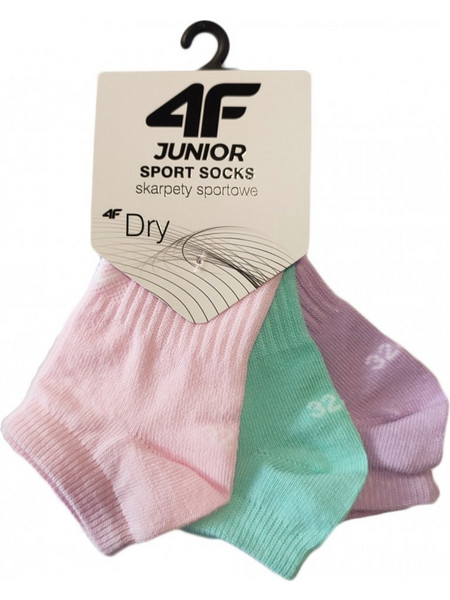 4F Girl s Socks 3Pack - ΠΟΛΥΧΡΩΜΟ