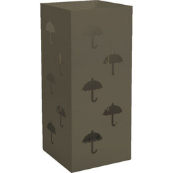 Ομπρελοθήκη Τετράγωνη 25-963 Matt Light Bronze Pam Co (W22 x D22 x H50 cm) 1Τεμ
