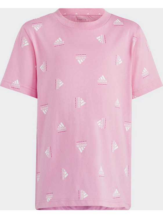 Adidas Παιδικό T-Shirt Κοντομάνικο Ροζ IC3844