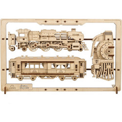 UGEARS Steam Express 2.5D Puzzle 70207