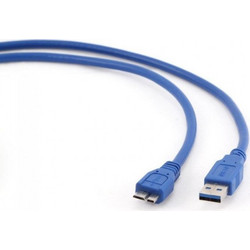 Gembird Regular USB 3.0 to micro USB Cable Μπλε 0.5m (CCP-MUSB3-AMBM-0.5M) (GEMCCP-MUSB3-AMBM-0.5M)