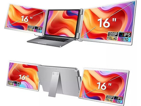 Extralink Smart Life S11 Dual IPS HDR Φορητό Monitor 16" 1920x1200 (Full HD+) 50Hz
