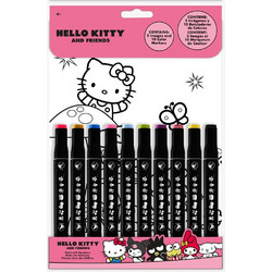 Hello Kitty and Friends paint with numbers