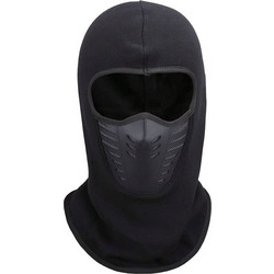Μάσκα Μπαλακλάβα Full Face Fleece Μαύρη - One Size