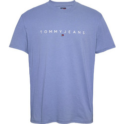 Tommy Hilfiger Ανδρική κοντομάνικη μπλούζα Regular Linear Logo Tee DM0DM20744-PO6