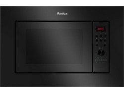 Amica AMGB20E2GB Εντοιχιζόμενος Φούρνος Μικροκυμάτων με Grill 20lt Μαύρος