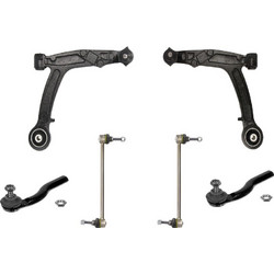 Σετ Εμπρόσθιου Συστήματος Master-Sport για Fiat Panda 2003-2012 (4x2)Περιλαμβάνει 2 ψαλίδια/2 ακρόμπαρα/2 ζαμφόρ