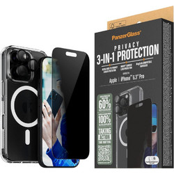 PanzerGlass - iPhone 16 Pro 3-in-1 Privacy Bundle