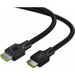 Green Cell Καλώδιο HDMI 2.0 HDMI Male to HDMI Male 5m Black