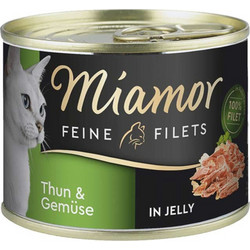 Finnern Miamor Feine Filets Adult with Tuna & Vegetables in Jelly 185gr
