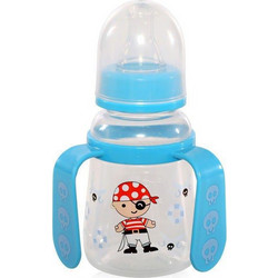 Lorelli Πλαστικό Μπιμπερό με Θηλή Σιλικόνης 0-6m Pirate Blue 250ml