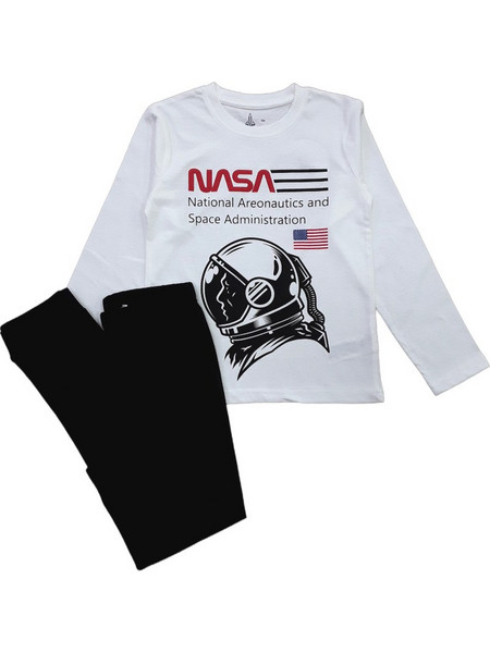 Πιτζάμα Μακρυμάνικη Nasa Black 80202570006