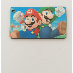 Ξύλινο διακοσμητικό Super Mario 6 - 12εκ, Με τρύπα