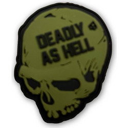 Patch 3D Deadly as Hell