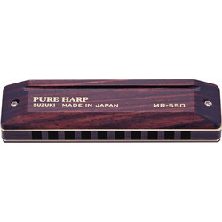 SUZUKI MR-550 PURE HARP ΔΙΑΤΟΝΙΚΗ ΦΥΣΑΡΜΟΝΙΚΑ 10 ΘΕΣΕΩΝ ROSEWOOD