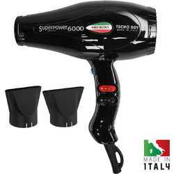 Tecno Superpower 6000 Επαγγελματικό Πιστολάκι Μαλλιών 2500W Black
