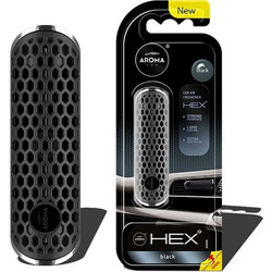 A83575/AM Amio - ΑΡΩΜΑΤΙΚΟ (ΚΡΕΜΑΣΤΟ ή ΑΕΡΑΓΩΓΟΥ) AROMA FANCY SHAPES HEX - BLACK - 1 ΤΕΜ. (A83575/AM)