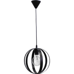 Heronia Lighting Κρεμαστό Φωτιστικό Οροφής Μονόφωτο Μαύρο Lama-25 1/L Pendel 34-0068