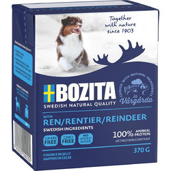 Bozita Tetra Pack Dog Grain Free Reindeer 370gr
