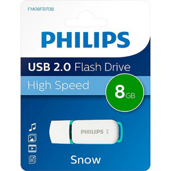 Philips Snow 8GB USB Stick 2.0 με USB-A